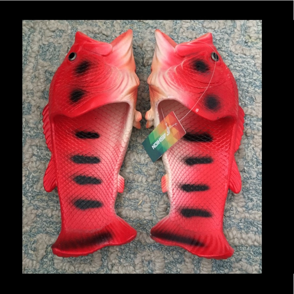 Fish Slippers - So Fun!